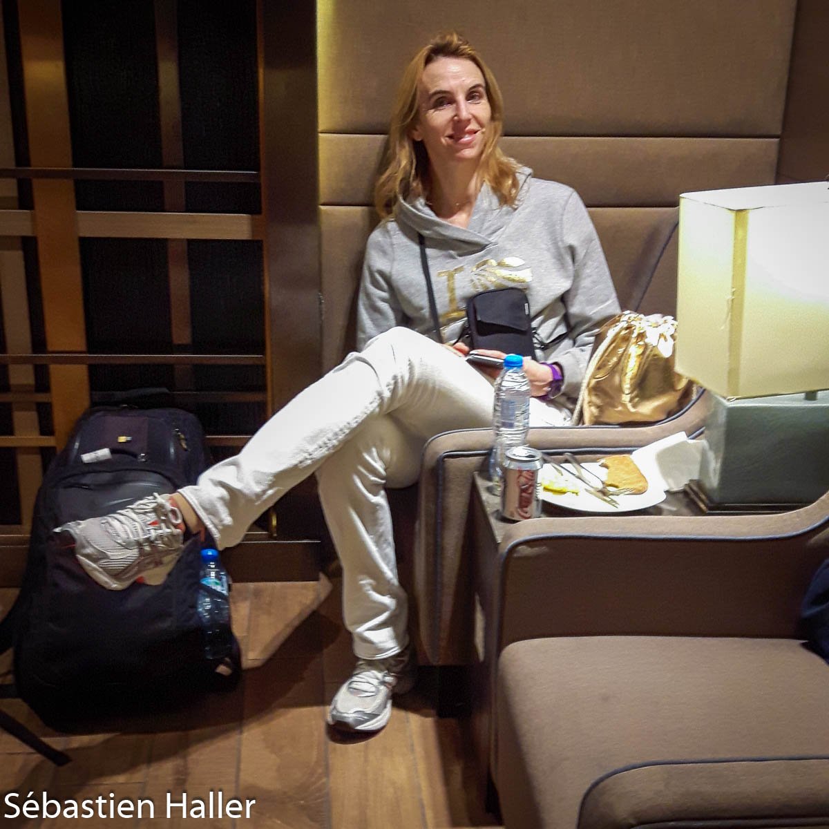 Sabine at the lounge